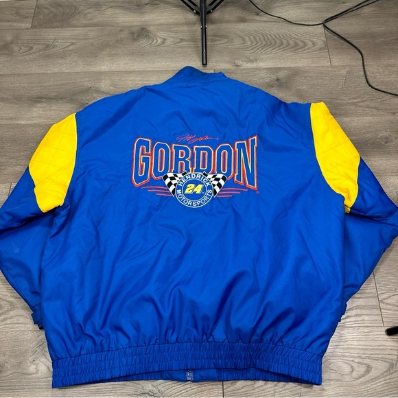Vintage Y2K Nutmeg Jeff Gordon Nascar Racing Jacket Insulated Full Zip Men’s XXL - Picture 13 of 16